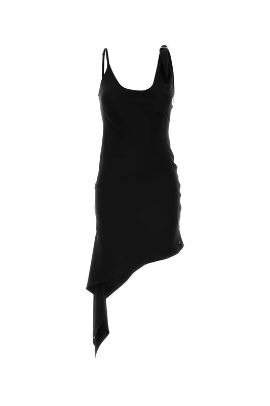 Courreges Women Black Polyester Mini Dress