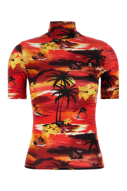 Coperni Women Printed Stretch Viscose Coperni X Disney T-Shirt