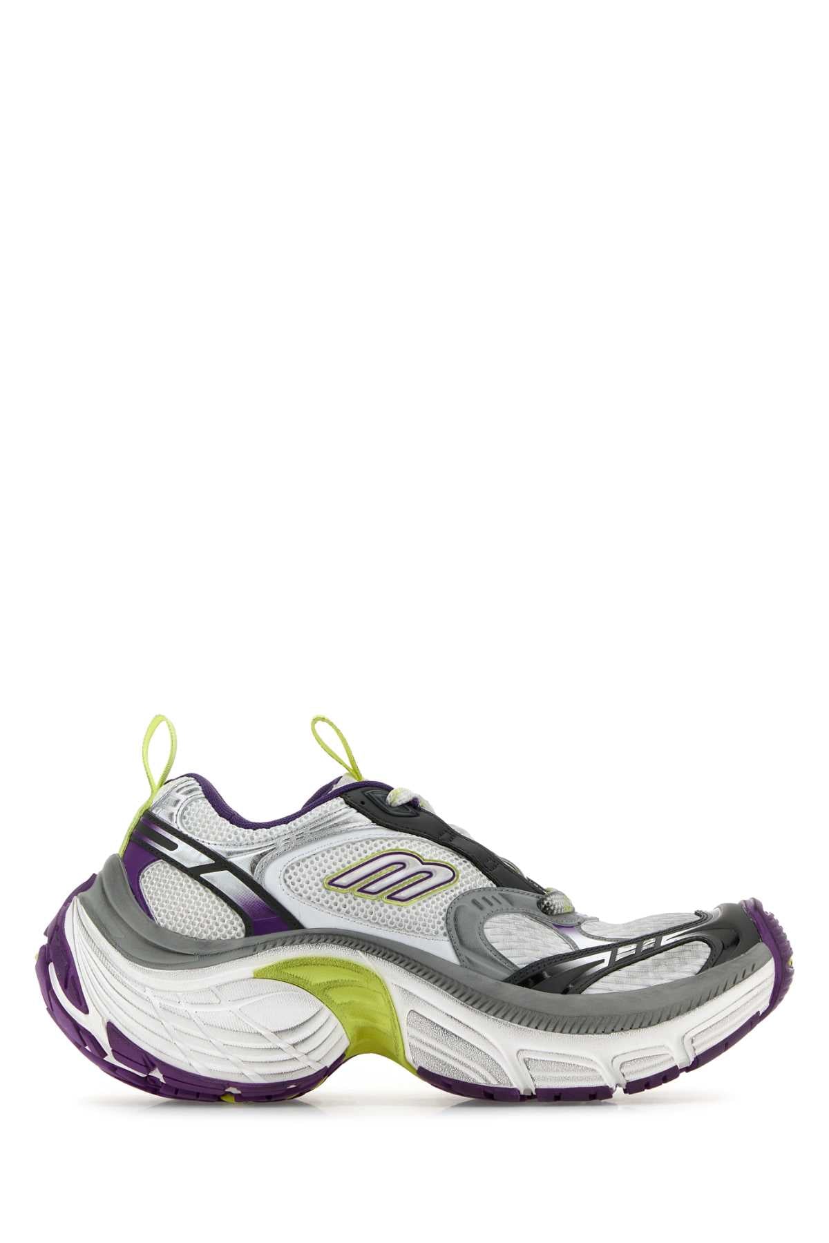 Balenciaga Women Multicolor Mesh And Rubber 6Xl Sneakers