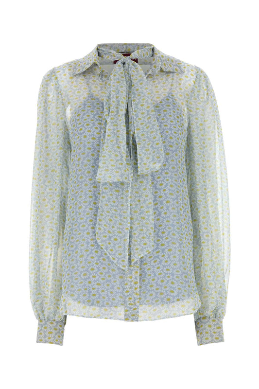 Gucci Women Printed Chiffon Shirt