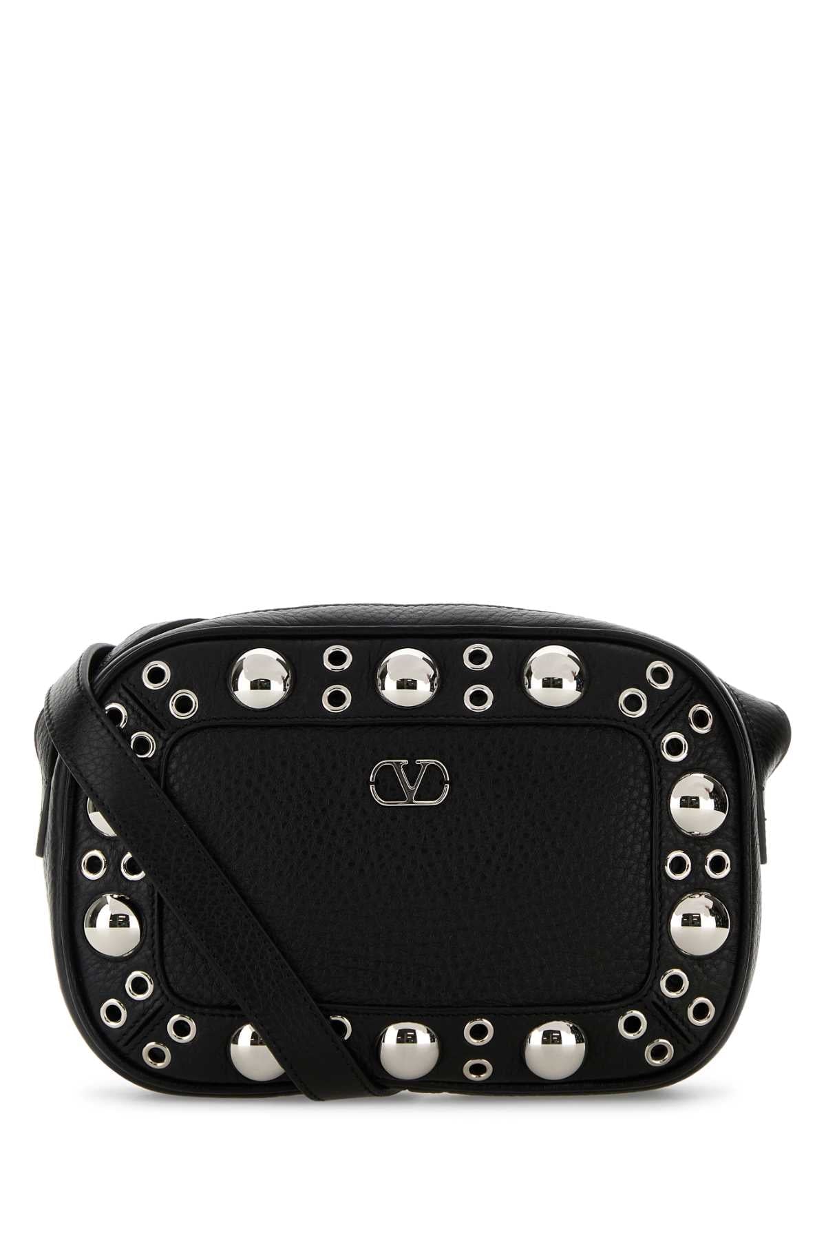 Valentino Garavani Women Black Leather Nellcã´Te Crossbody Bag