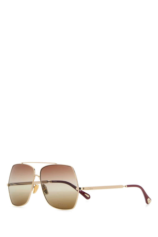 Chloe Women Platinum Metal Sunglasses