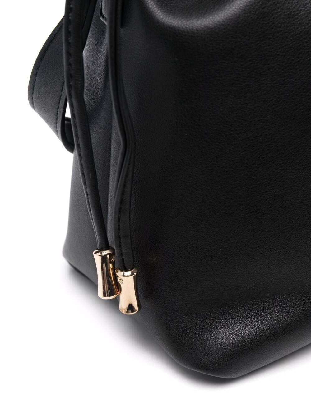 A.P.C. Women Black Crossbody Bag With Logo Lettering On The Front And Drawstring Closure In Ecoleather For Women