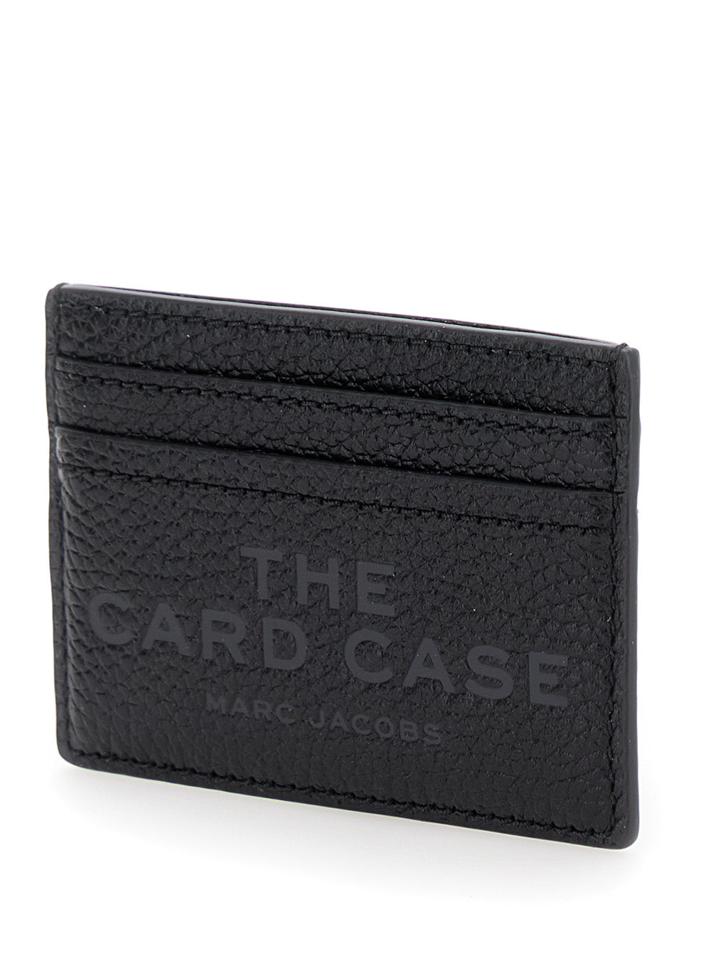 Marc Jacobs Women Black Card Holder With Card Slot And Logo On The Front In Leather Women