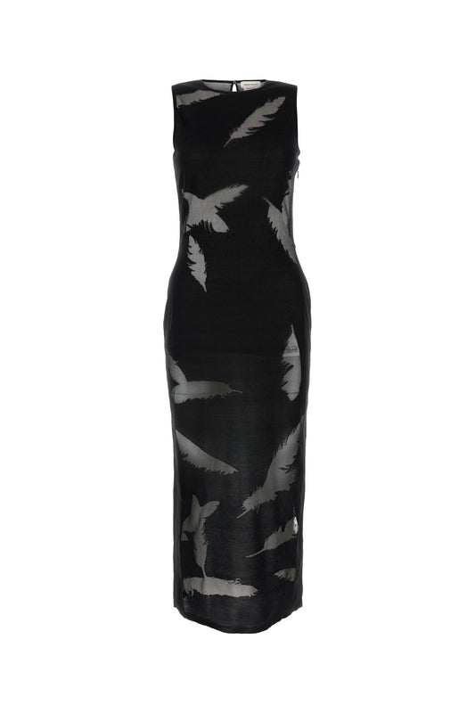 Alexander Mcqueen Women Feathr Intrs Pncl Dr