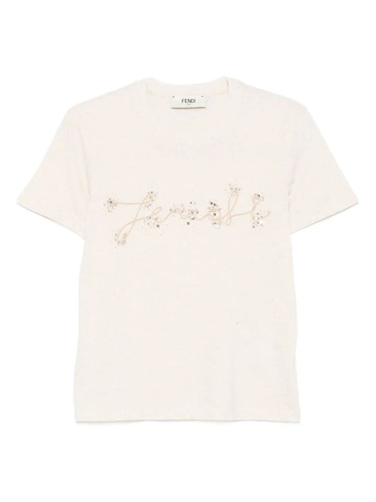 Fendi Women T-Shirt Fendi Embr