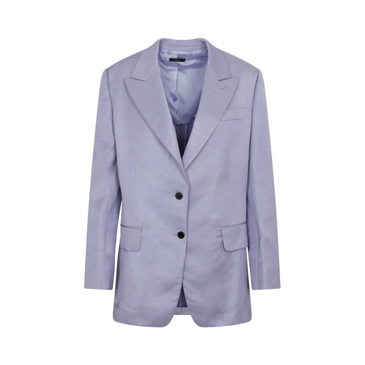 Tom Ford Soft Fluid Twill Boyfriend Jacket Women
