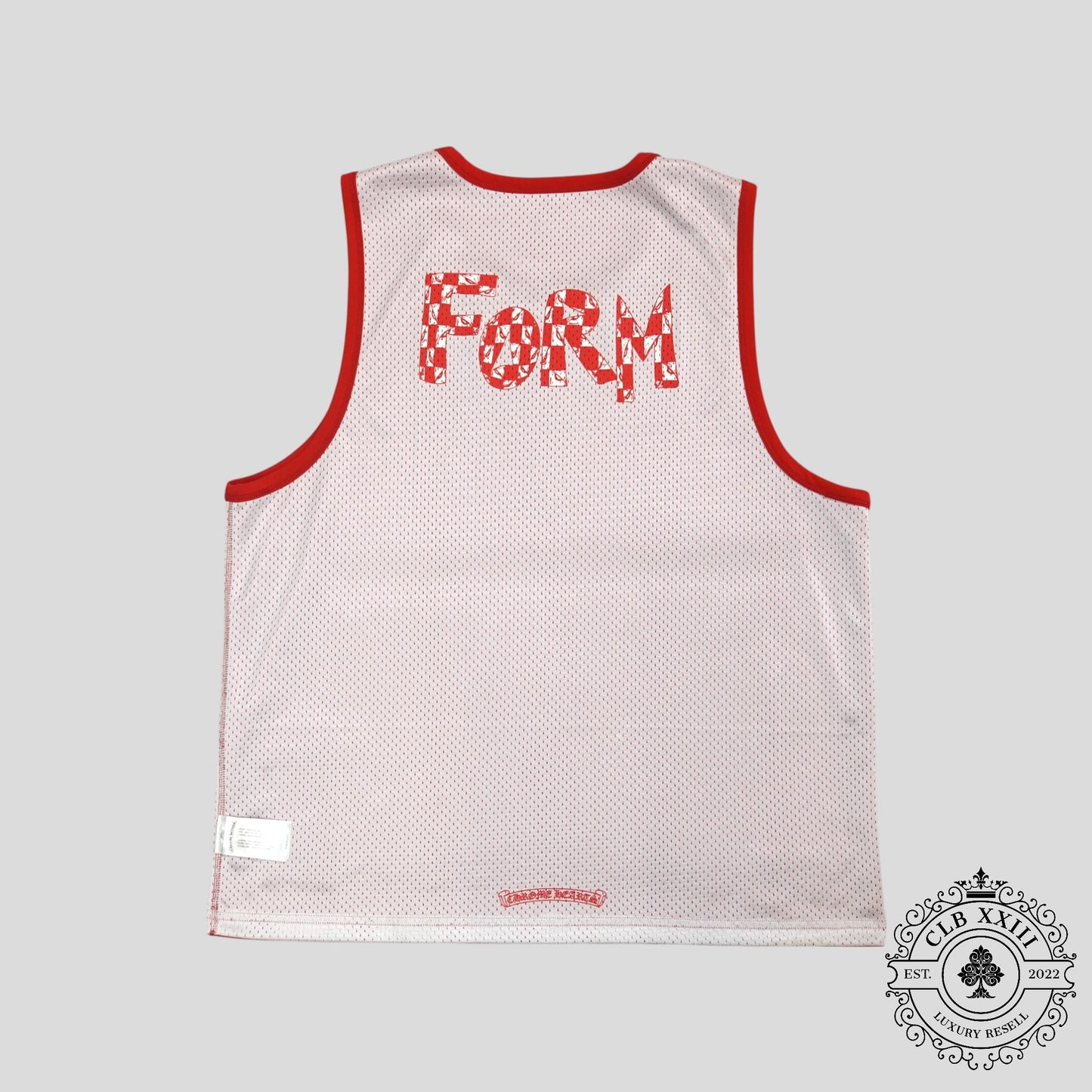 Chrome Hearts Reversible Mesh Team 99 Jersey in Red