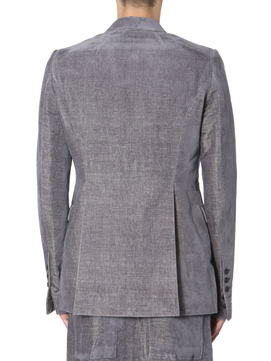 Rick Owens Men Single-Breasted Jacket