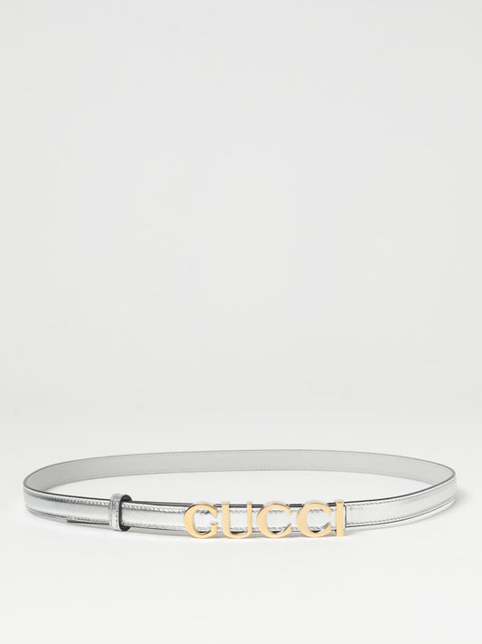 Gucci Belt Woman Silver