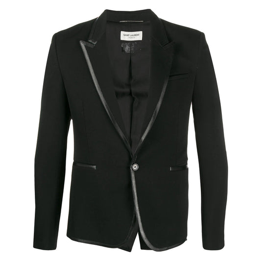 Saint Laurent Black Jackets - Blazers Men