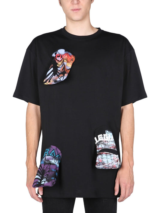 Raf Simons Men T-Shirt With Printed Details