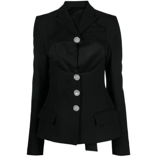 The Attico Black Jackets - Blazers Women