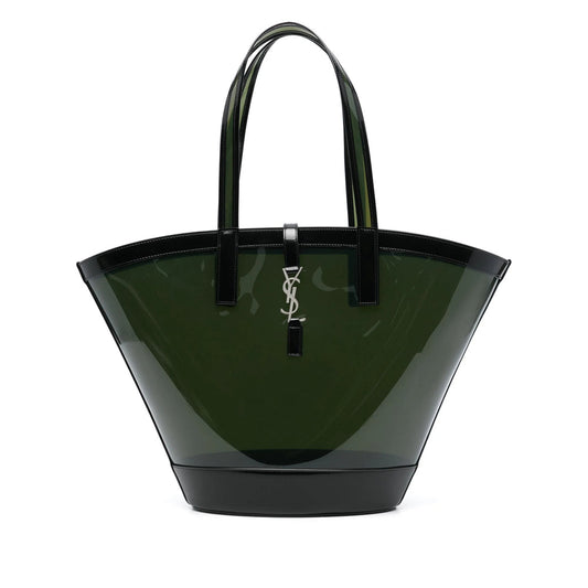 Saint Laurent Green Tote Bags Women