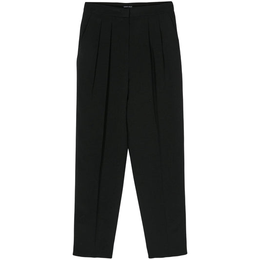 Giorgio Armani Black Trousers - Tapered Trousers Women
