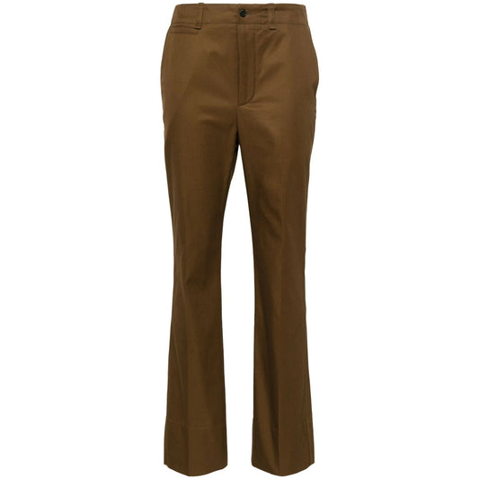 Saint Laurent Brown Trousers - Straight Trousers Women