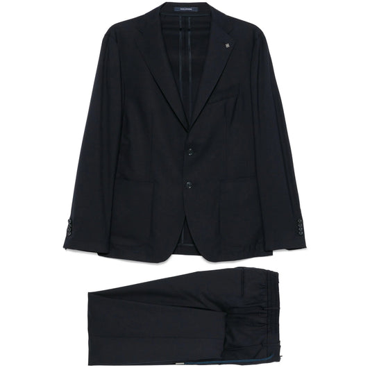 Tagliatore Blue Suits - Single Breasted Suits Men