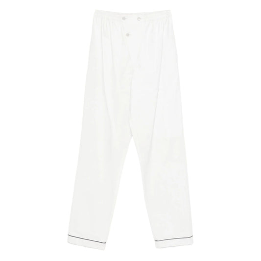 Prada White Trousers - Straight Trousers Women