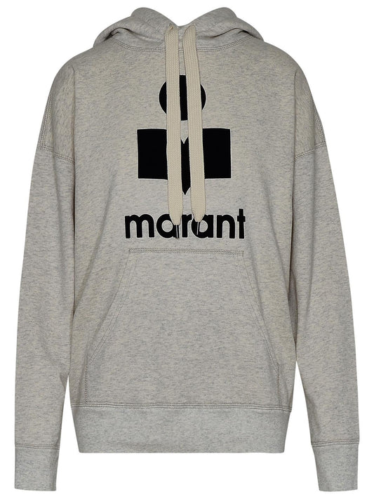 Isabel Marant Etoile Gray Cotton Blend Mansel Sweatshirt Women