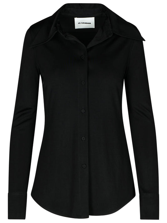 Jil Sander Black Viscose Shirt Women