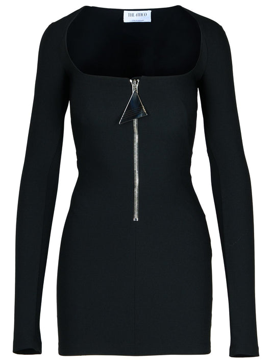 The Attico Black Polyester Blend Dress Women