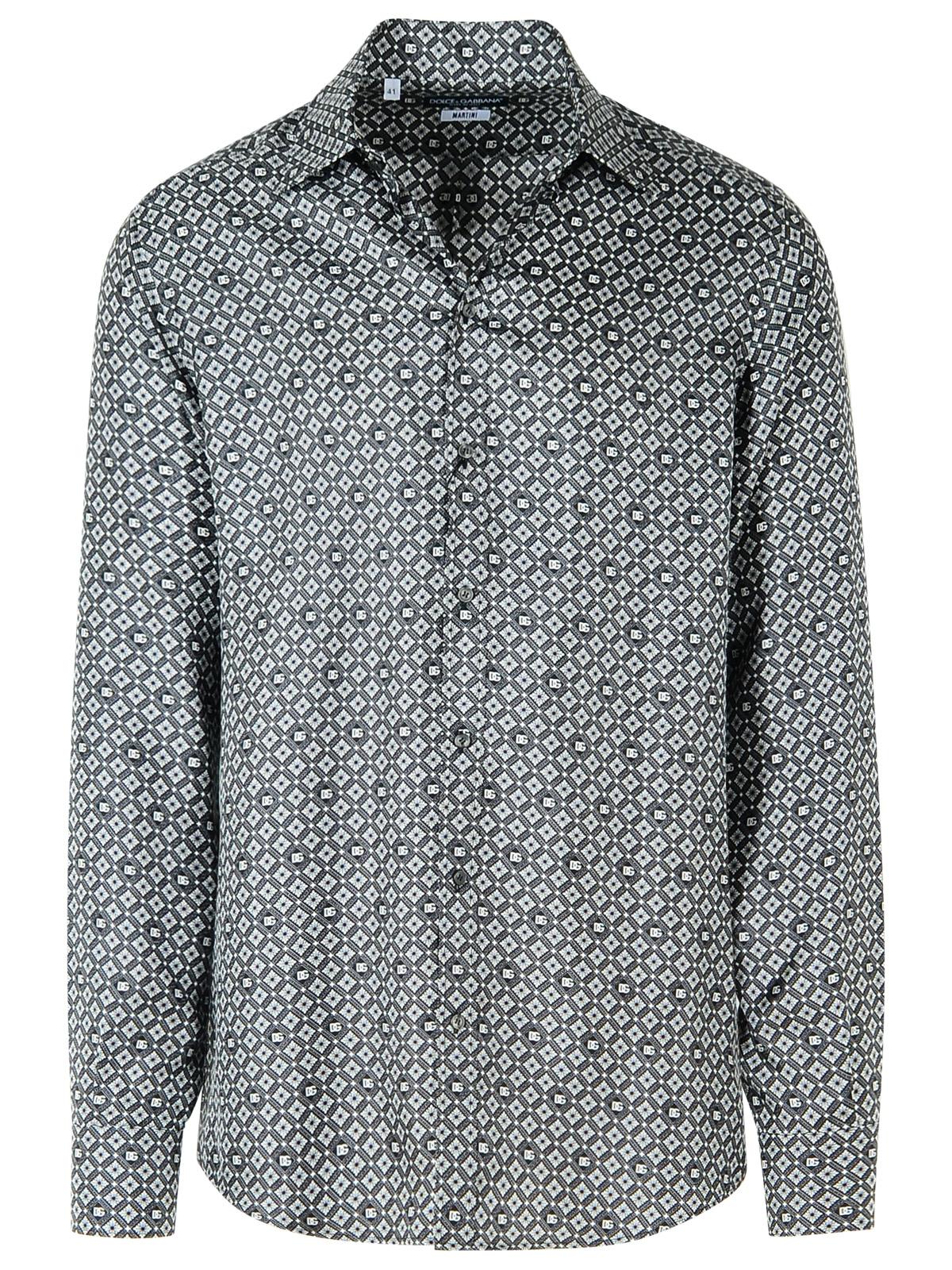 Dolce & Gabbana Black Silk Shirt Men