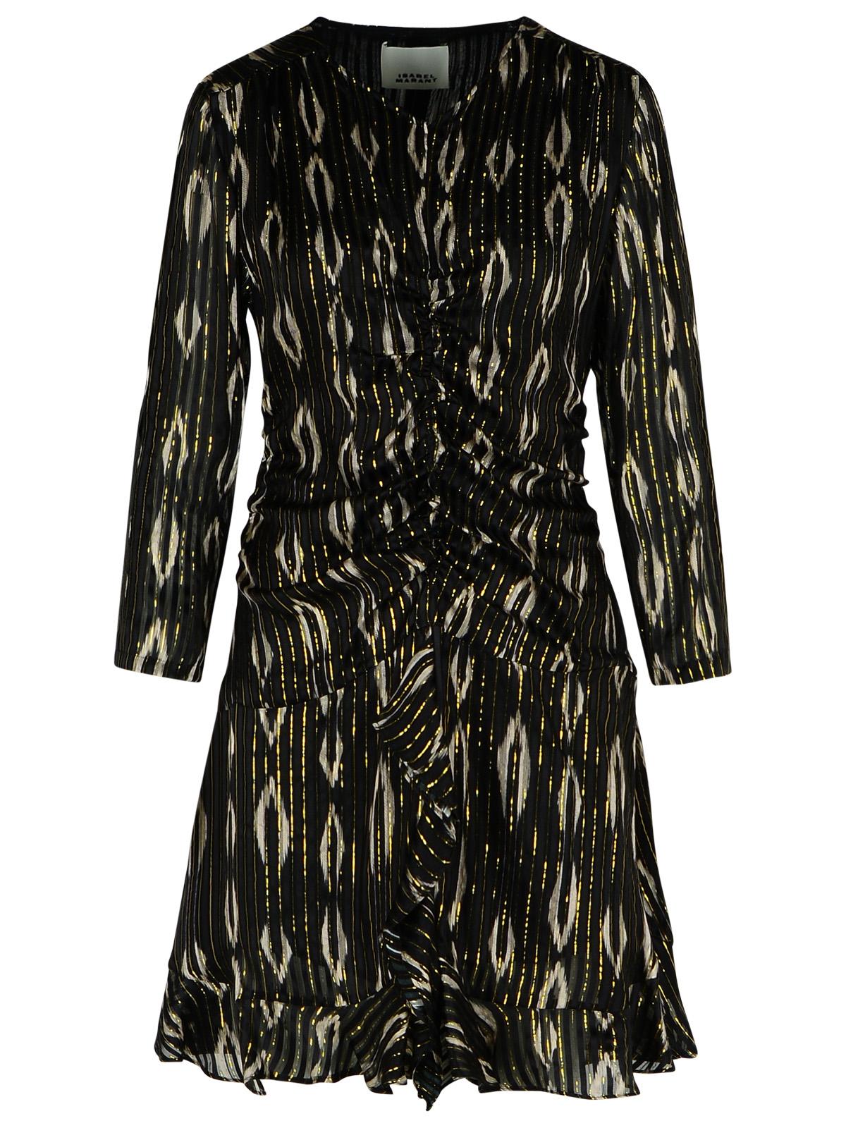 Isabel Marant 'Octavia' Black Silk Dress Women