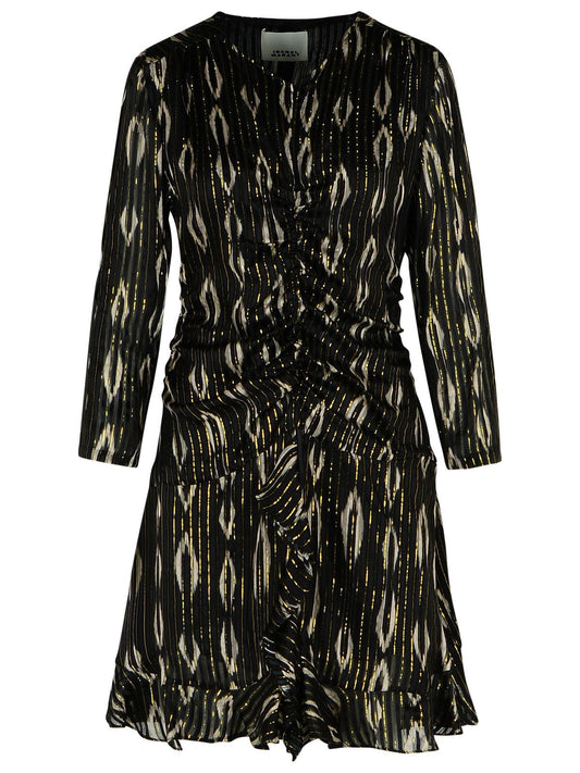 Isabel Marant 'Octavia' Black Silk Dress Women