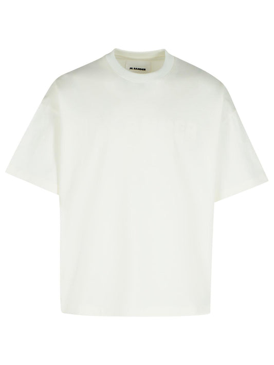 Jil Sander Ivory Cotton T-Shirt Men