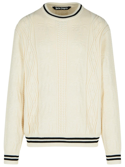 Palm Angels Cotton Blend Sweater Men