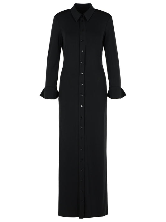 Sportmax 'Nias' Black Viscose Strech Dress Women