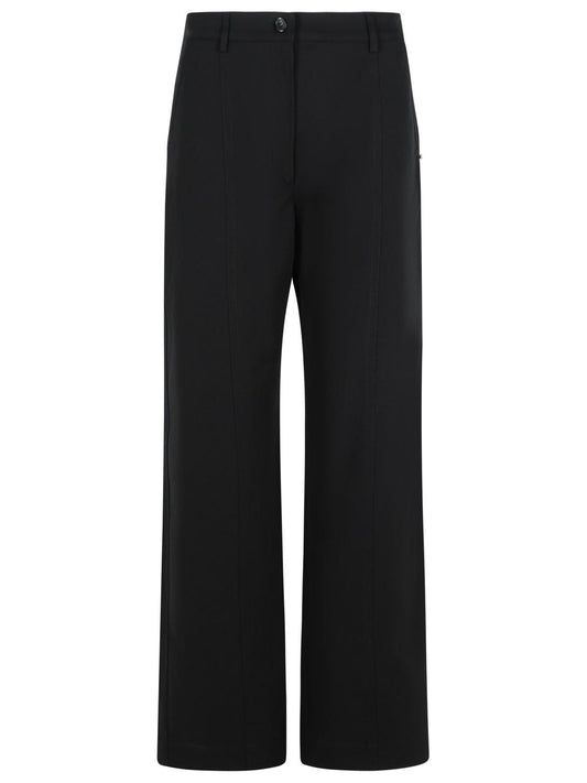 Sportmax Era' Black Cotton Pants Women
