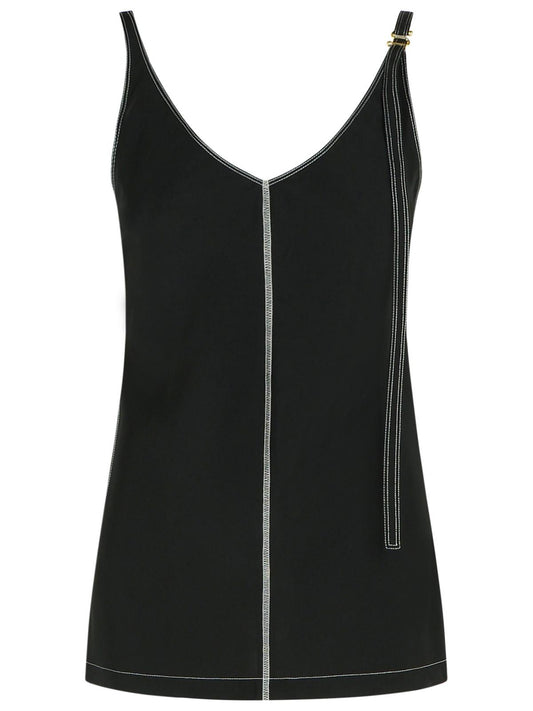 Sportmax 'Waser' Black Viscossa Tank Top Women
