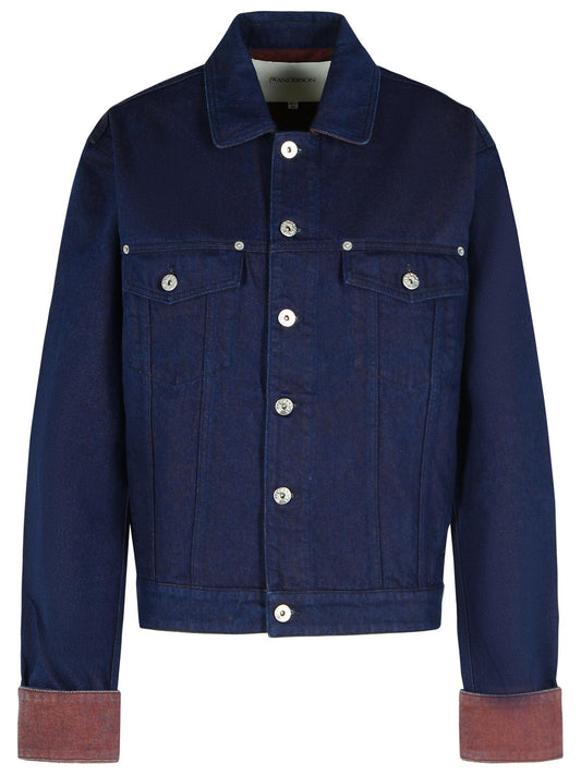 Jw Anderson Blue Cotton Jacket Women