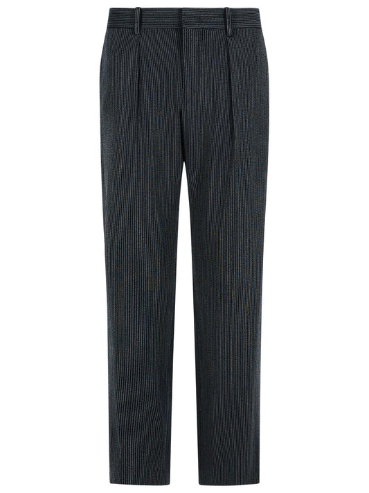 Isabel Marant 'Henda' Black Virgin Wool Blend Pants Women