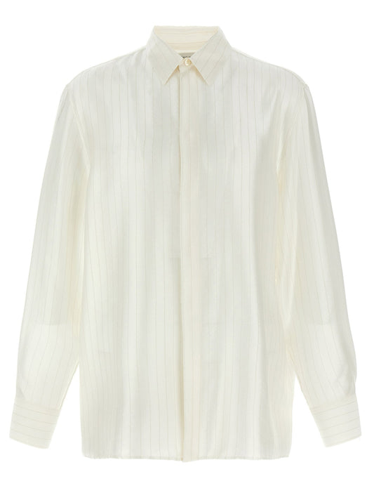 Saint Laurent Men Striped Shirt