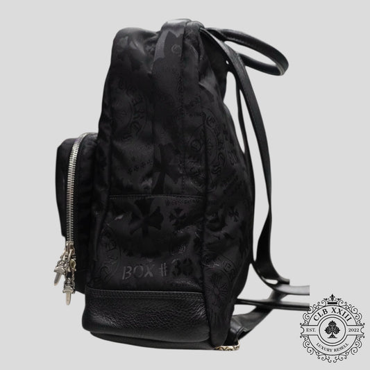 Chrome Hearts 7th Grade Multi Motif Nylon Mini Backpack in Black