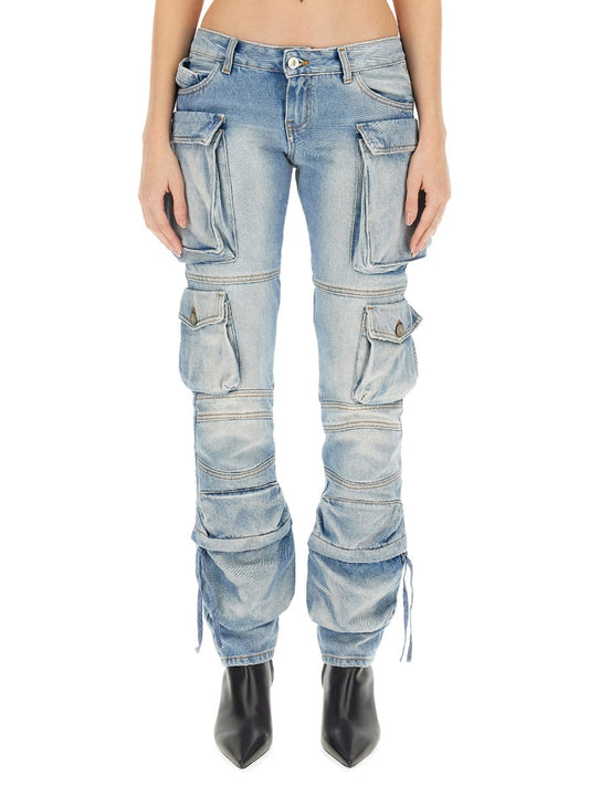 The Attico Women Cargo Jeans
