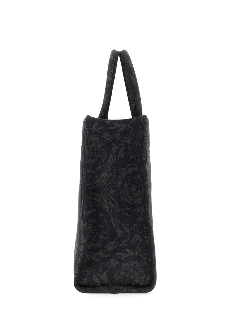 Versace Men Large Shopper Bag "Athena Baroque"