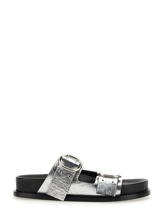 Jil Sander Women Leather Sandal With Buckle