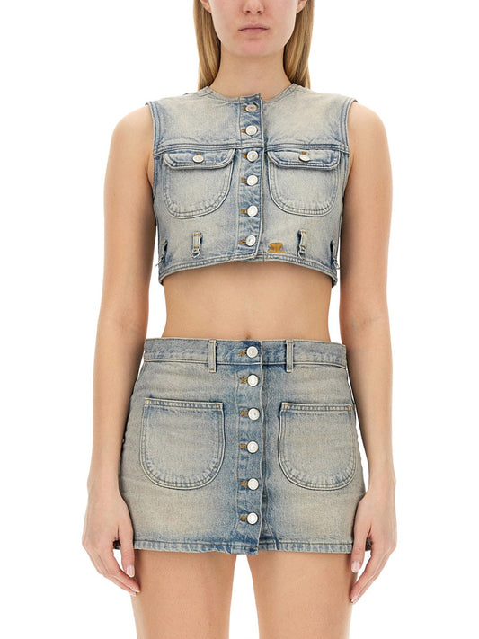 Courreges Women Top Cropped