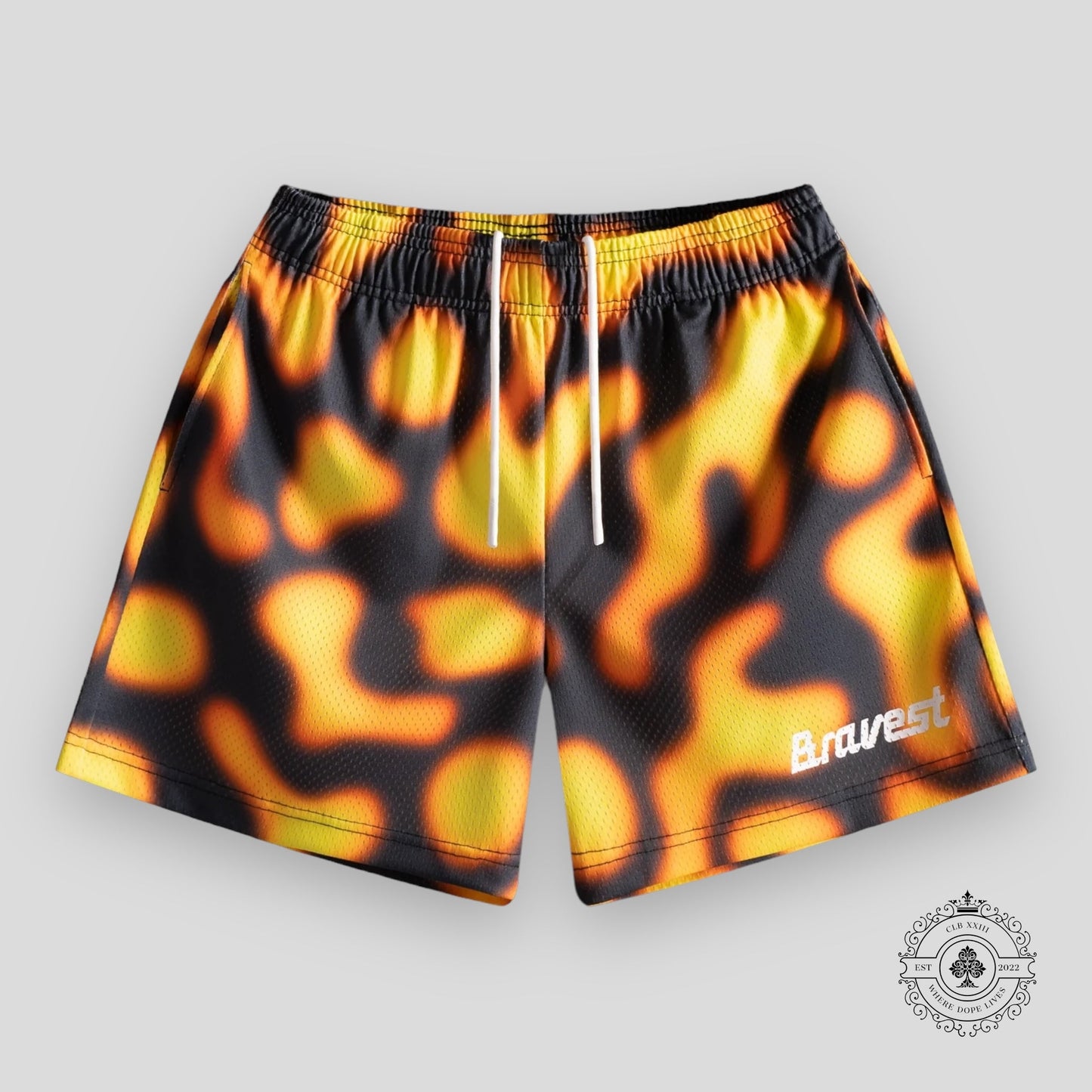 Bravest Studios Black Magma Shorts