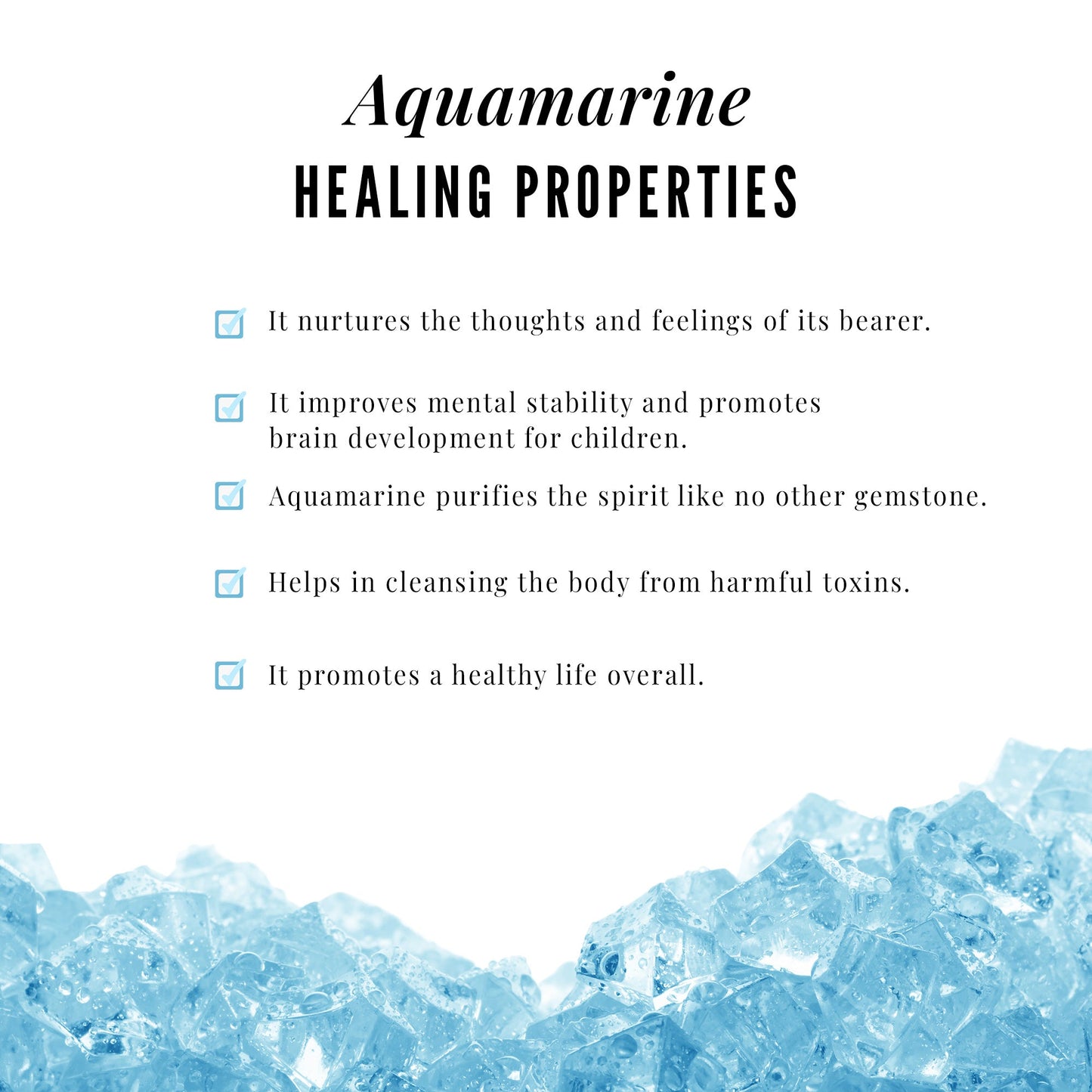 Genuine 0.8 Aquamarine Pre Engagement Ring with Scatter Diamonds