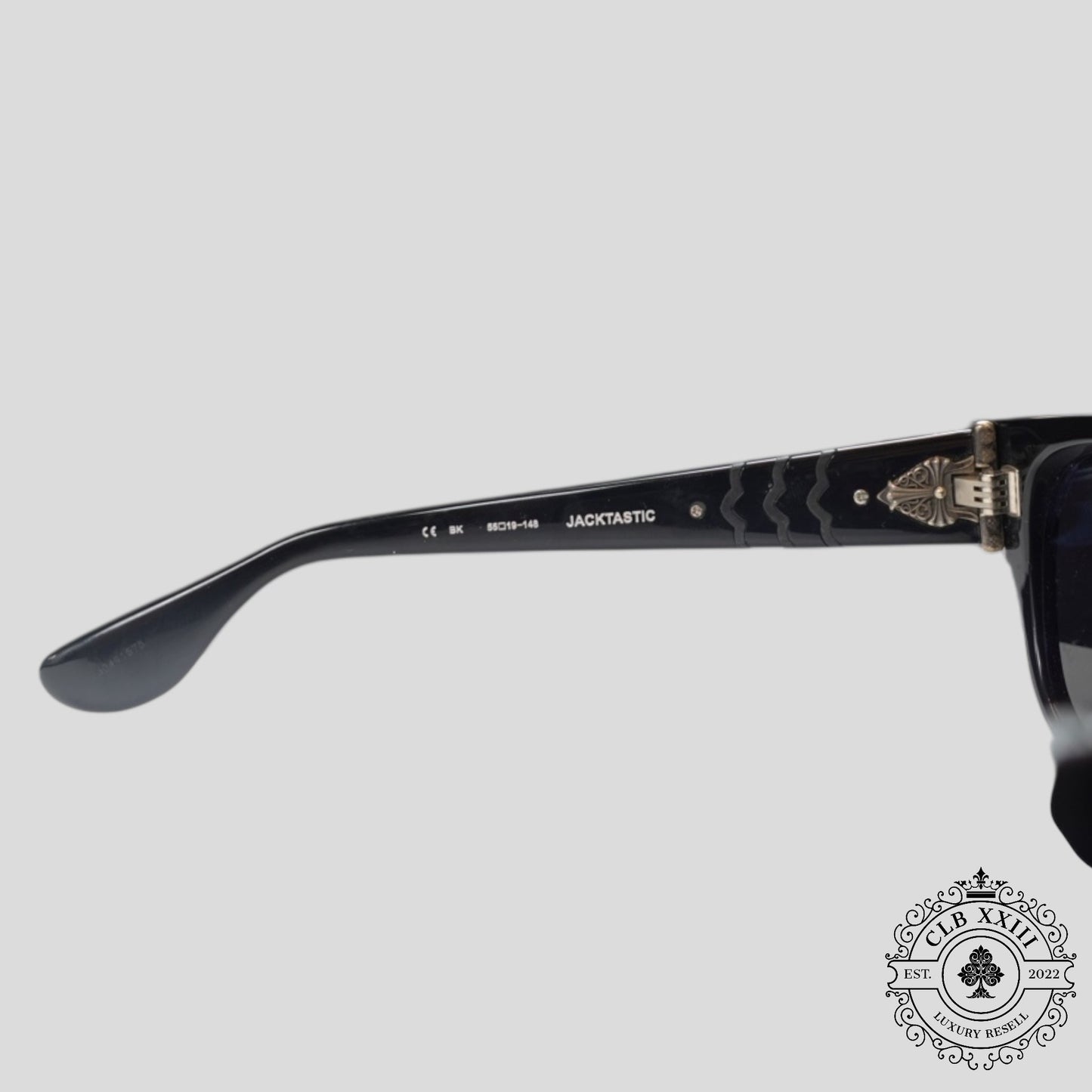 Chrome Hearts Jacktastic Glasses in Black/Silver