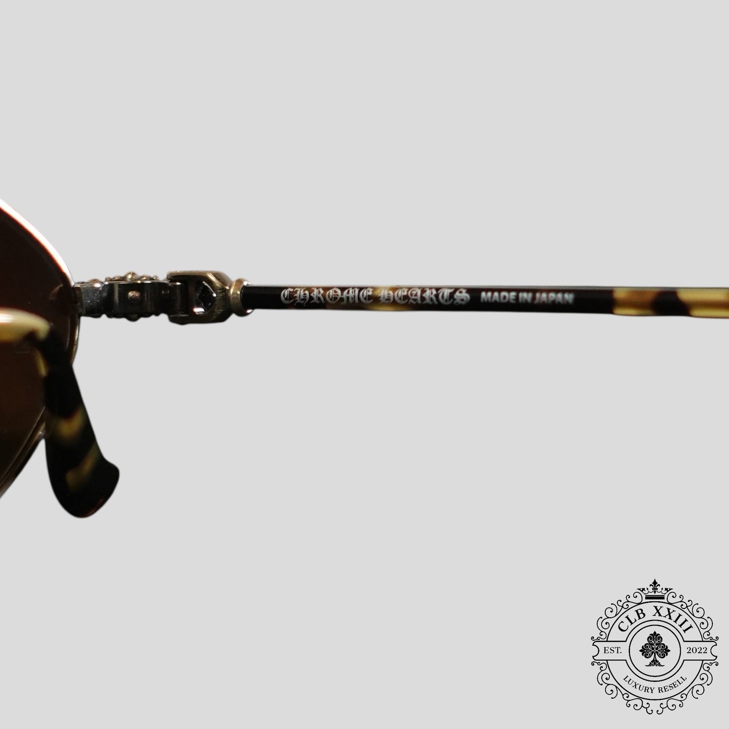 Chrome Hearts Diamond Dog Sunglasses in Tortoise