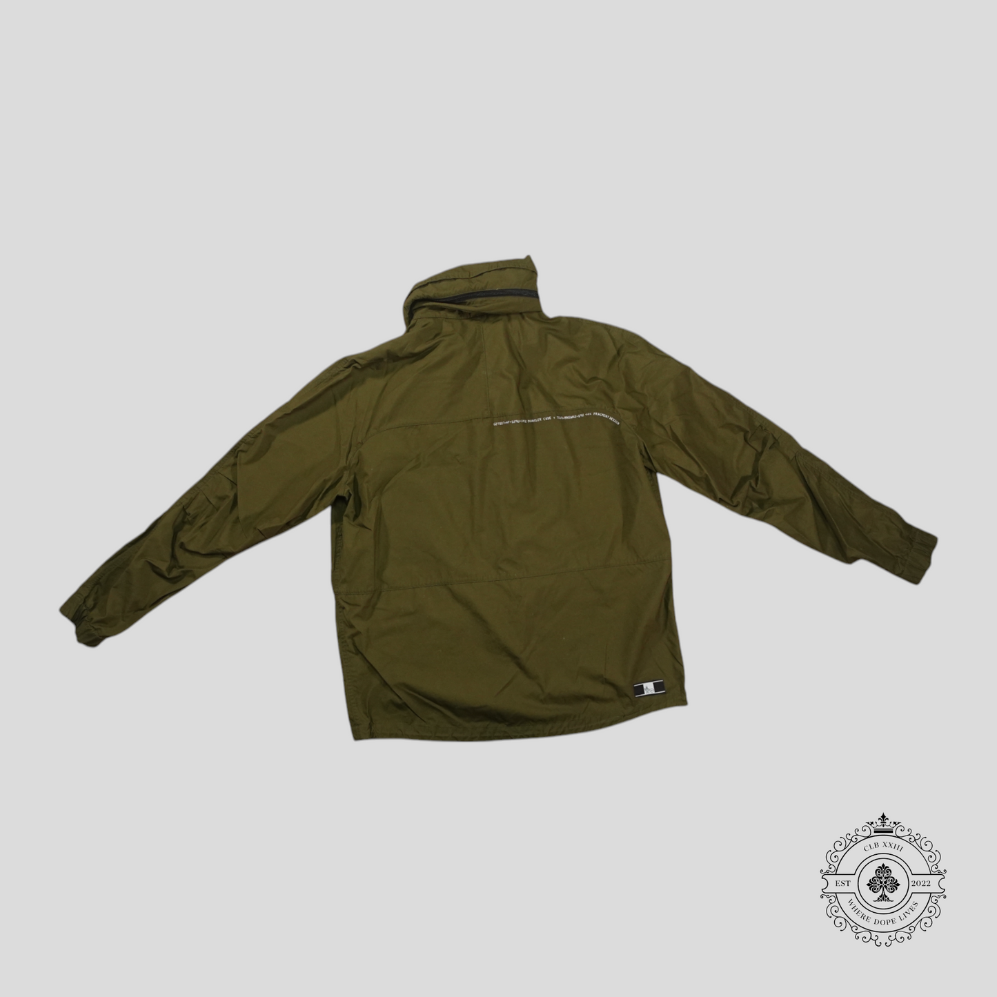 Moncler Fragment Logo Field Jacket in Green