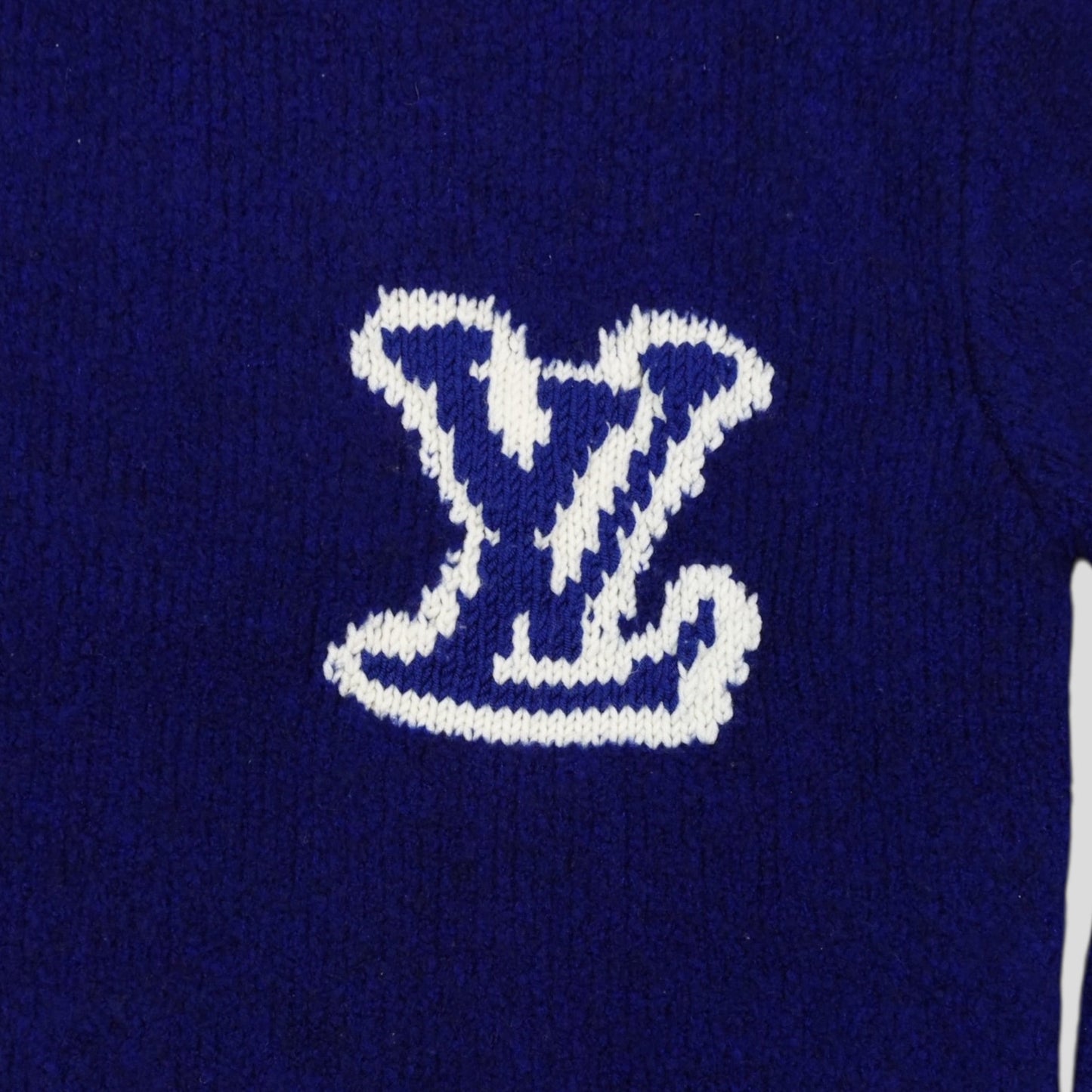 Louis Vuitton LV Jacquard Sweater in Royal Blue