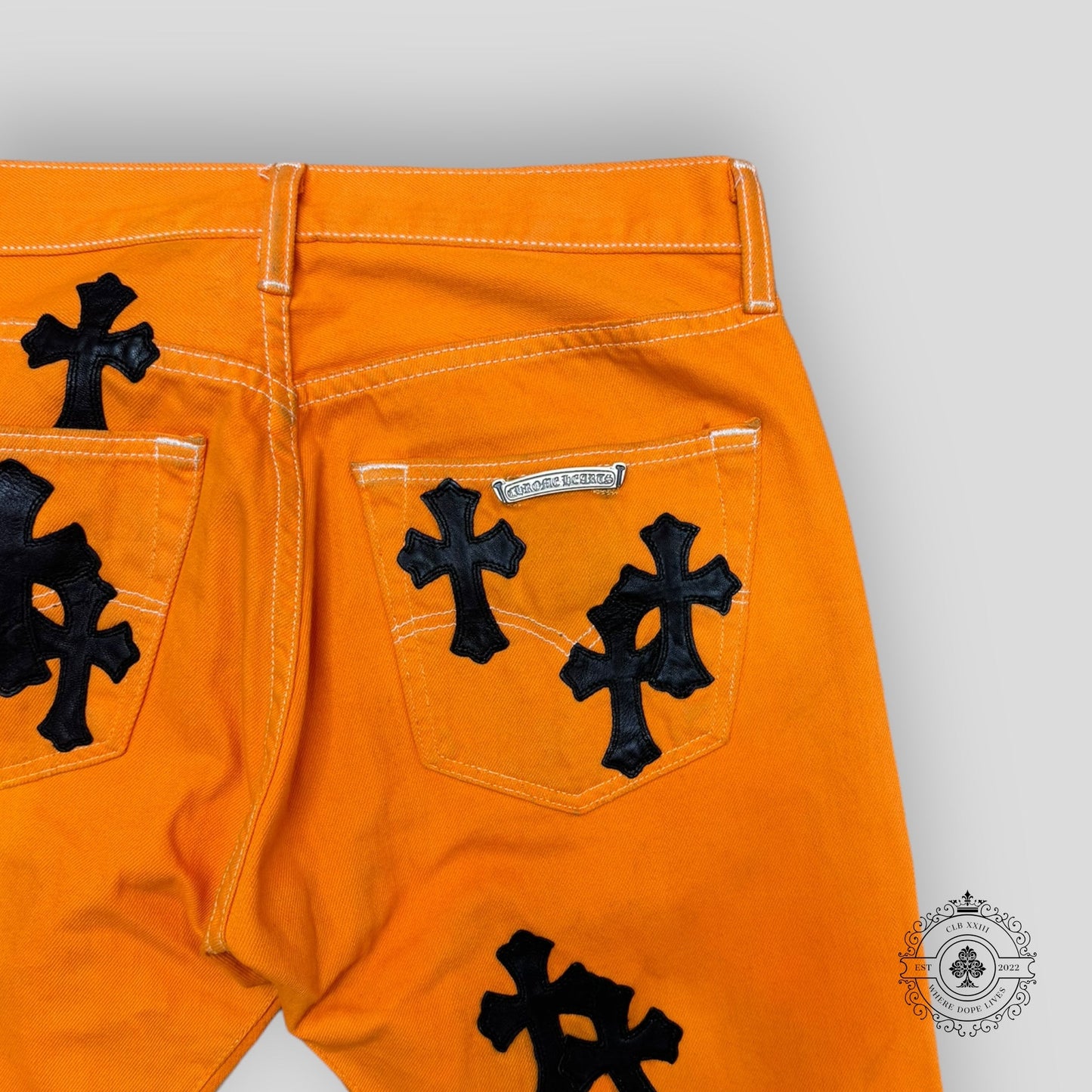 Chrome Hearts Off White Gallery Dept. Flare Jeans