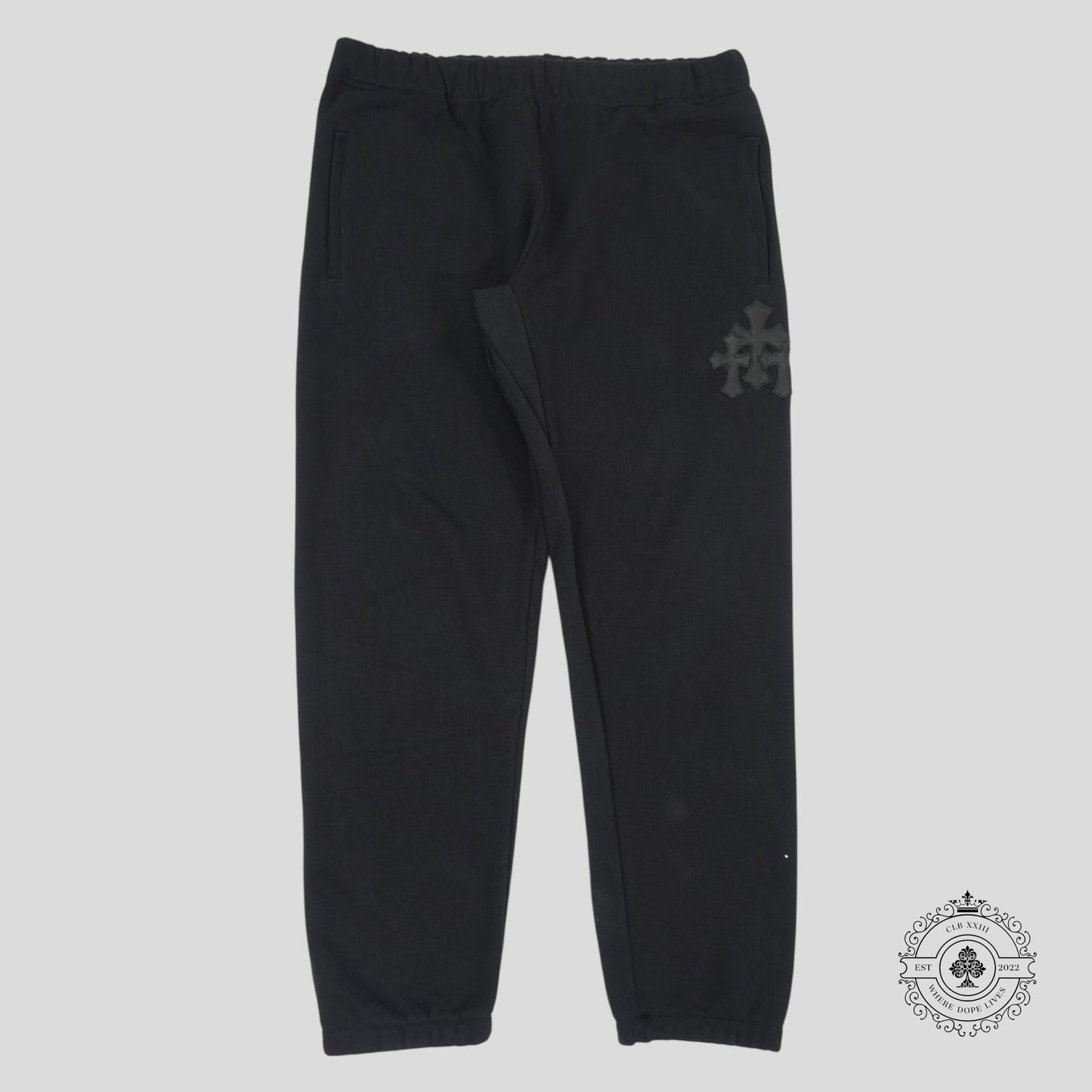 Chrome Hearts Paper Jam Sweatpants in Black