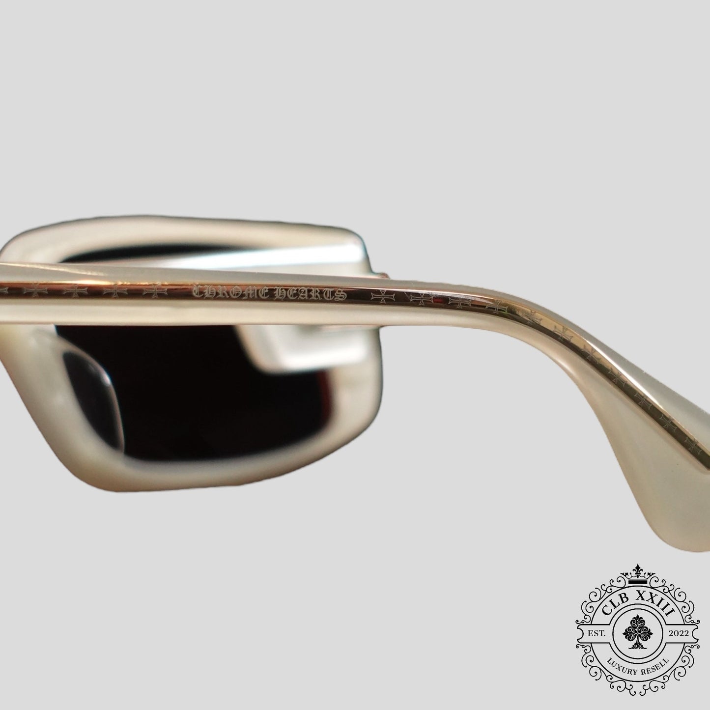 Chrome Hearts Kink Sunglasses in Pearl